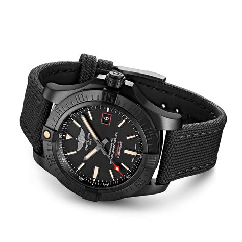 breitling avenger blackbird 44 strap|breitling avenger blackbird automatic titanium.